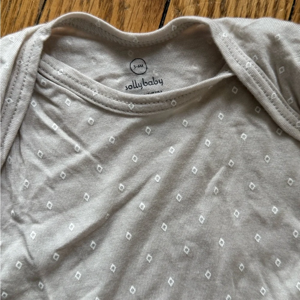 Solly Baby Cream Long Sleeve Pajama Set - Size 3-6 Months